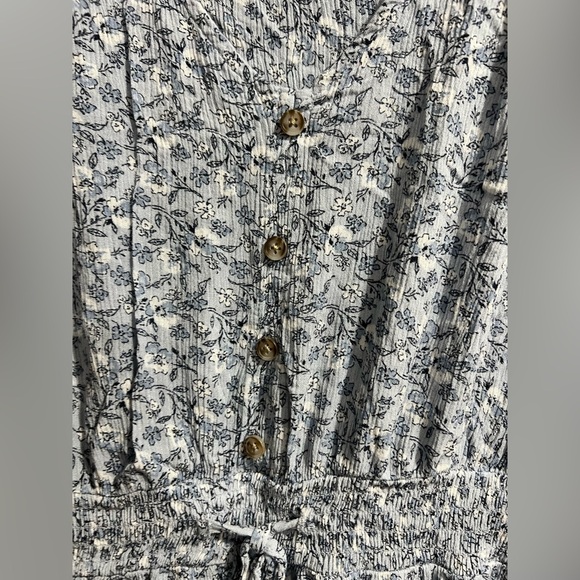 Women’s blue flower floral flowy dress Angels Forever Young sz XL - Picture 5 of 10